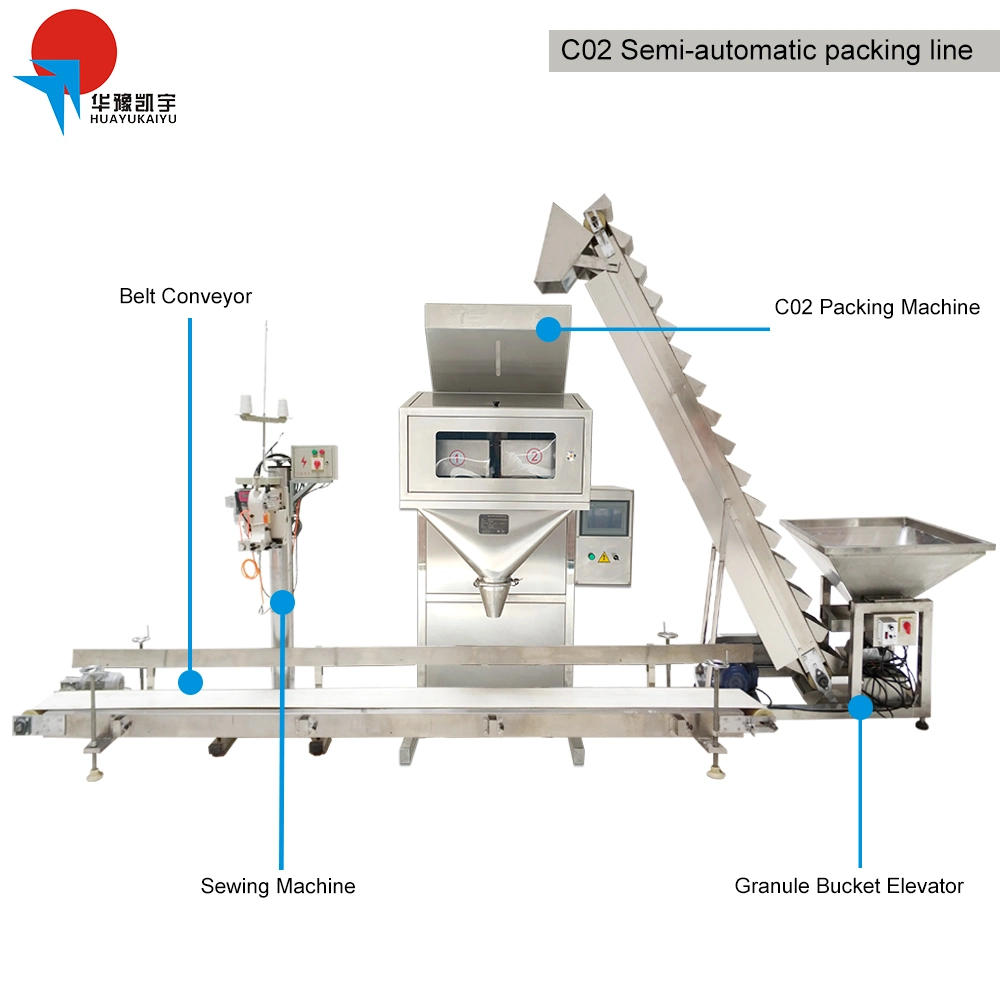 China 500G 1000G 2000g la tuerca de los cultivos de avena de pellets granulados de la máquina de embalaje