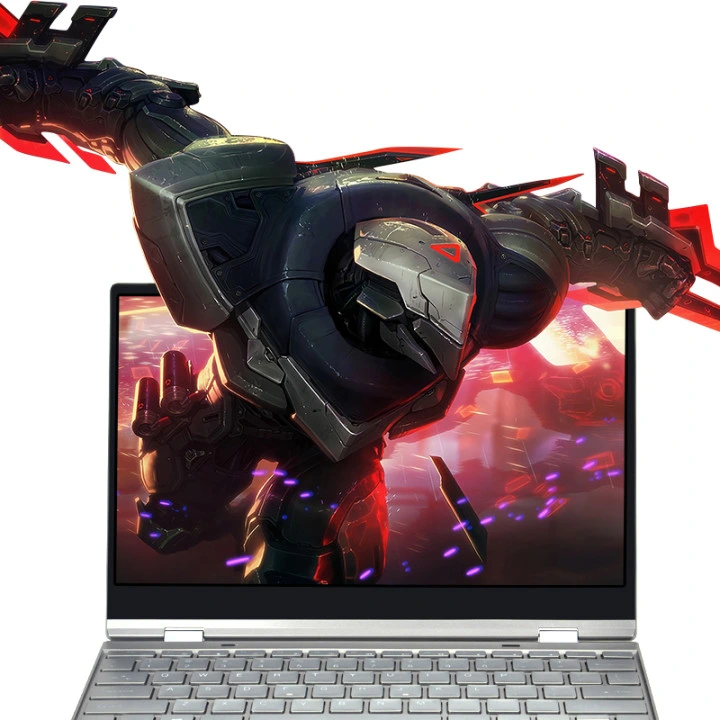 2022 15,6 pouces Notebook PC portable de jeu personnalisé PC Gamer JE7 8bg 16Go et 32 Go de RAM de 1 To avec clavier mécanique RVB