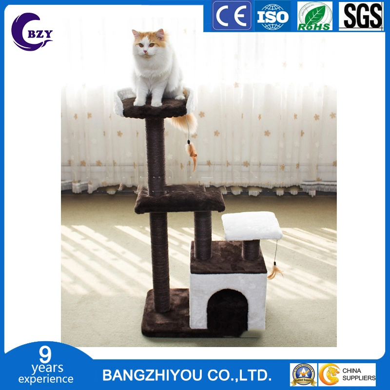 Climbing Frame Cat Scratching Pillar Tree Tower Shelf Nest Grinding Tongtian Pillar