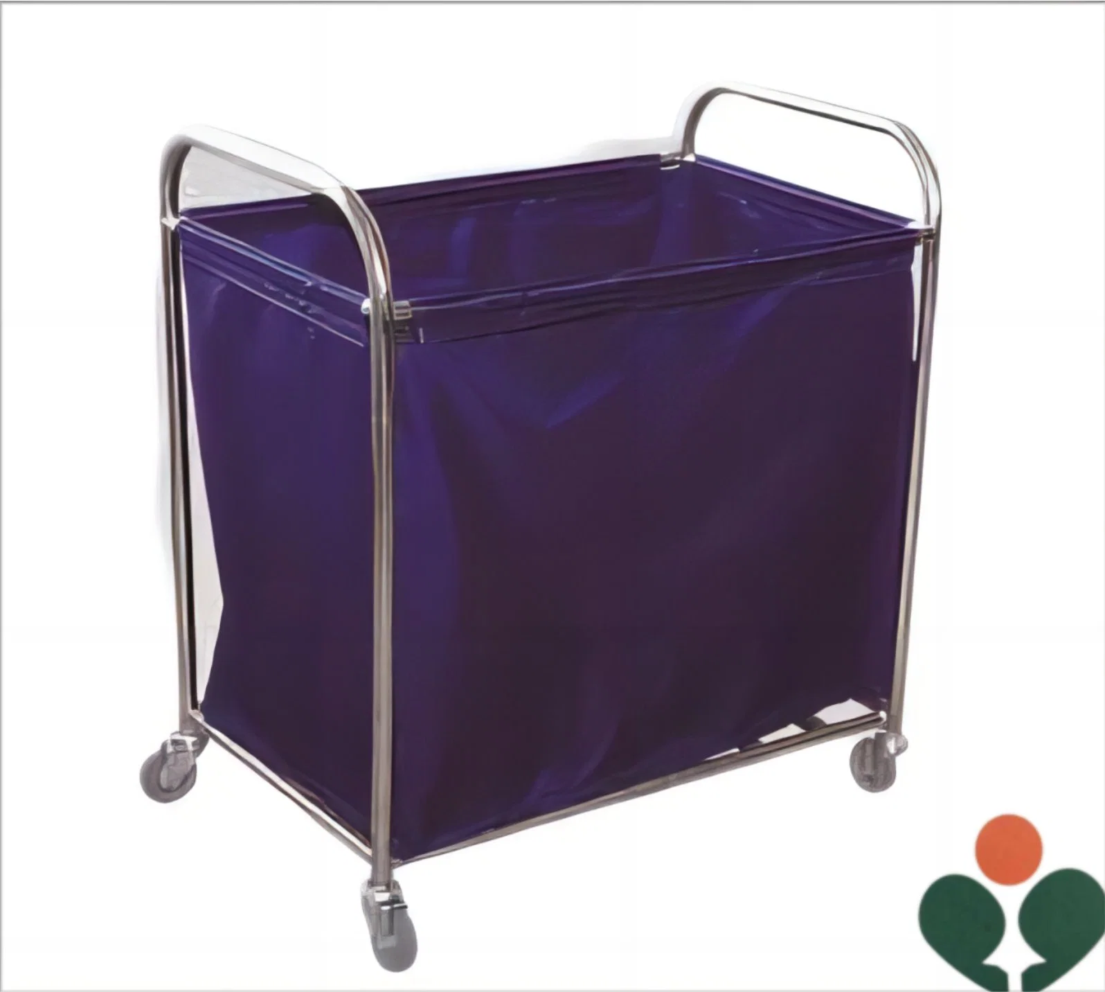 Stainless Steel Dirt Trolley Emergency Trolley Hospital Trolley