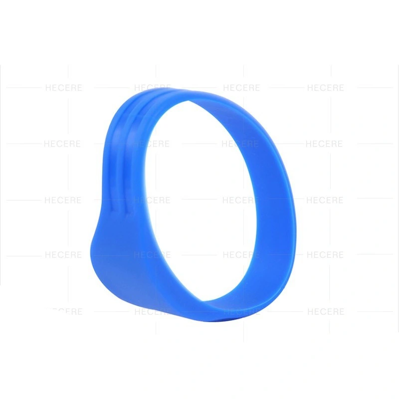 Top Qualify 13.56MHz ISO14443A NFC Tag RFID Semi-Circle Silicone Wristband