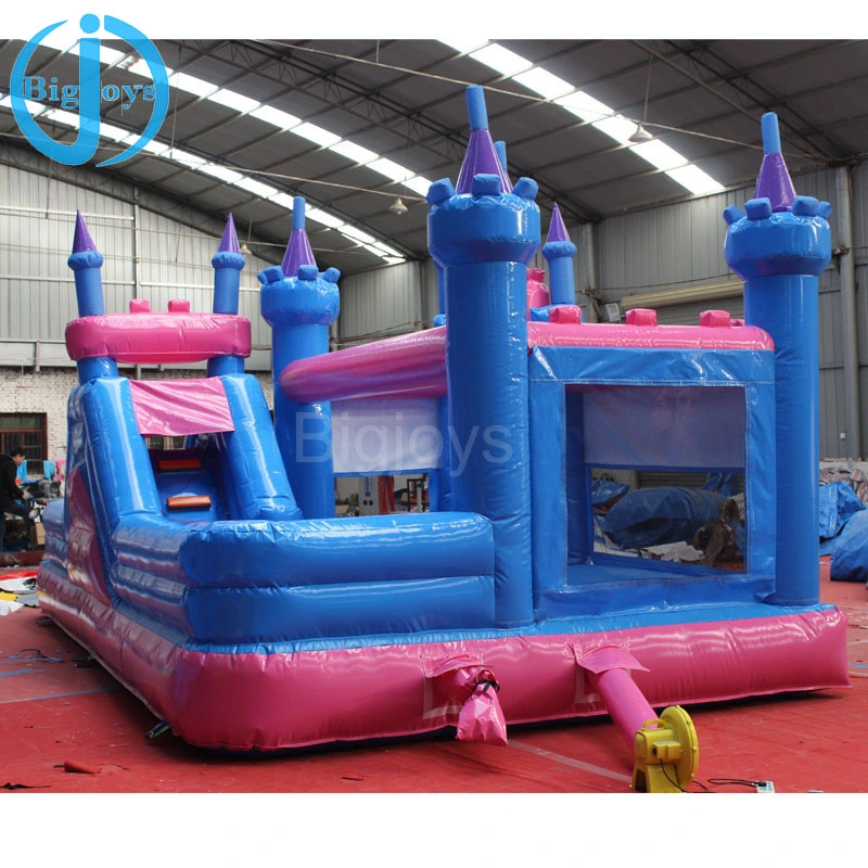 Castillo congelado duradero PVC Inflatable Casa de rebote para el tiempo de la fiesta