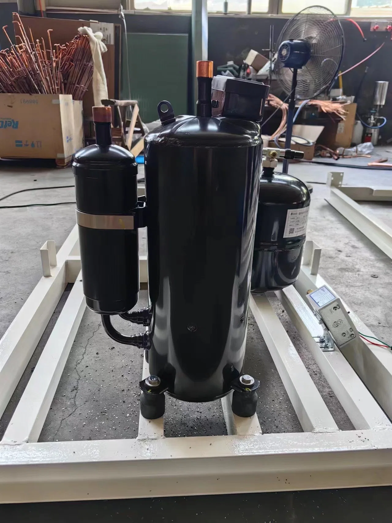 ضاغط الهواء الدوار/ضاغط الهواء الدوار بمعدل 50 هرتز بقدرة 3 أطوار 12HP 121000BTU من نوع ZB ضواغط تكييف الهواء لوحدة تكثيف غرفة التبريد