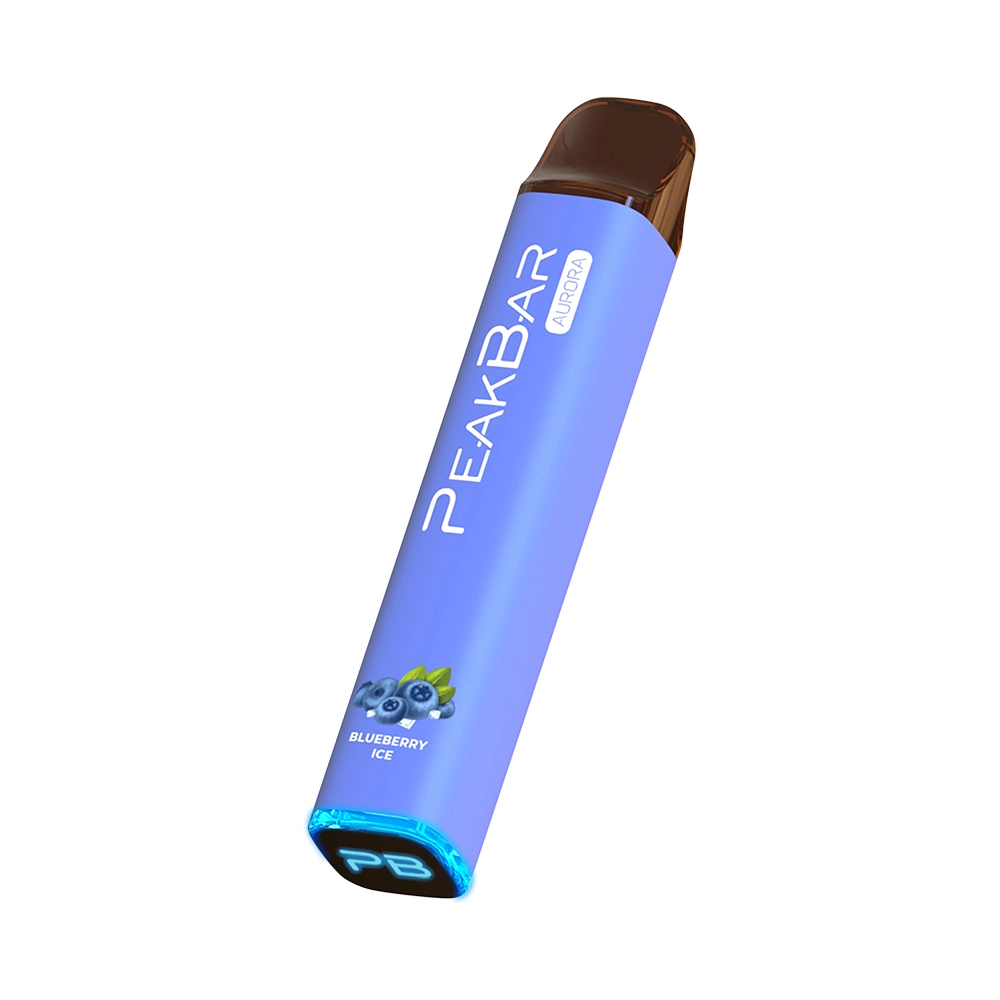 Aurora Peakbar baja Original desechables MOQ Vape un 5% de la nicotina cigarrillo electrónico sabor Furit Vape 1600 Puff Bar