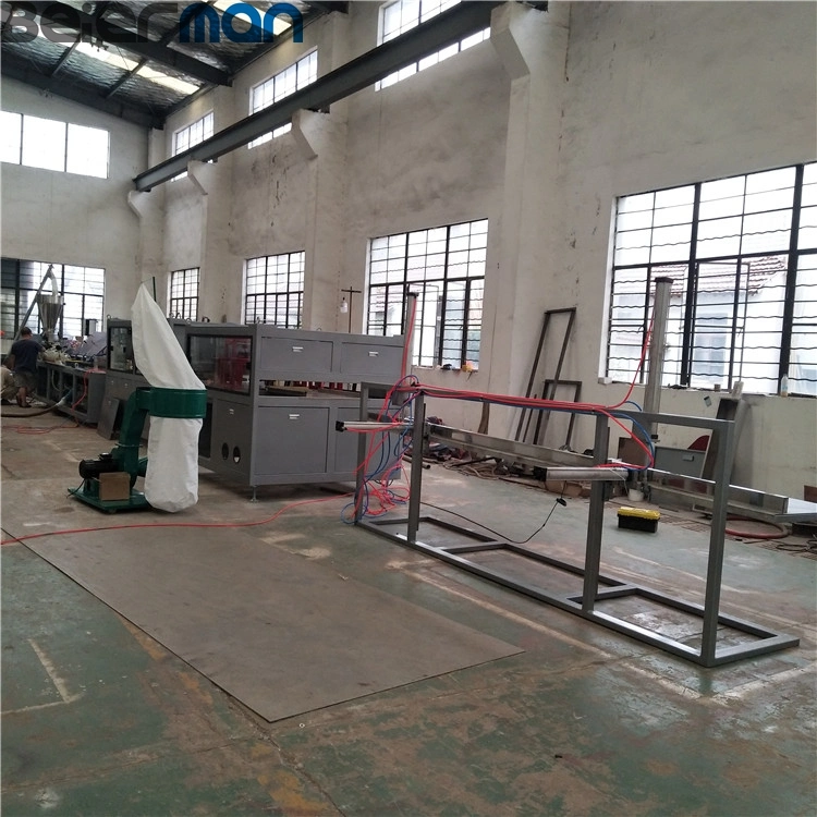 300mm PVC/UPVC Sjsz-80/156 Conical Double Screw Profiles Production Line with Factory Price for Sale