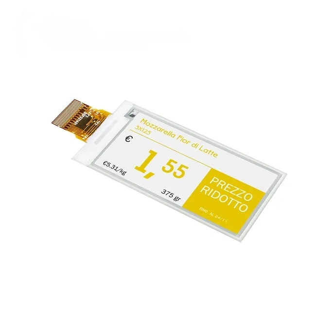 Black/White E-Ink Display E-Paper Screene 2 Color Custom Paper E Ink Display EPD