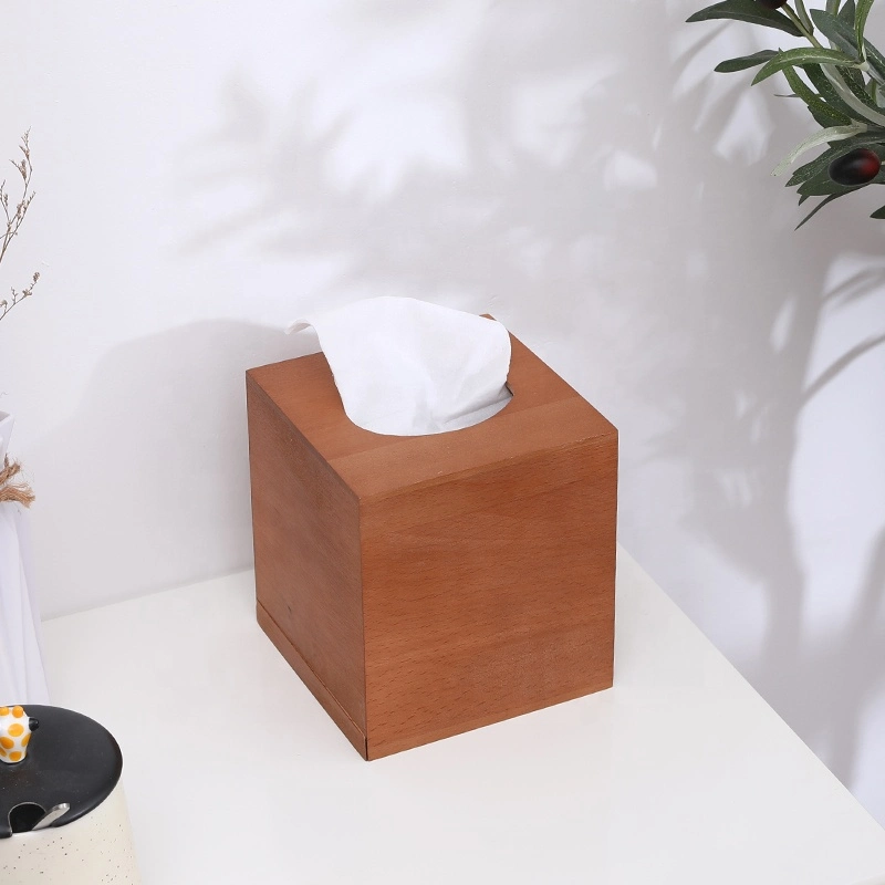 Customization Eco-Friendly Printed Wooden/Wood High Tissue Box