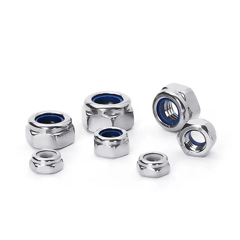 Standard Stainless Metric Nylon Insert Hexagon Lock Hex Nuts