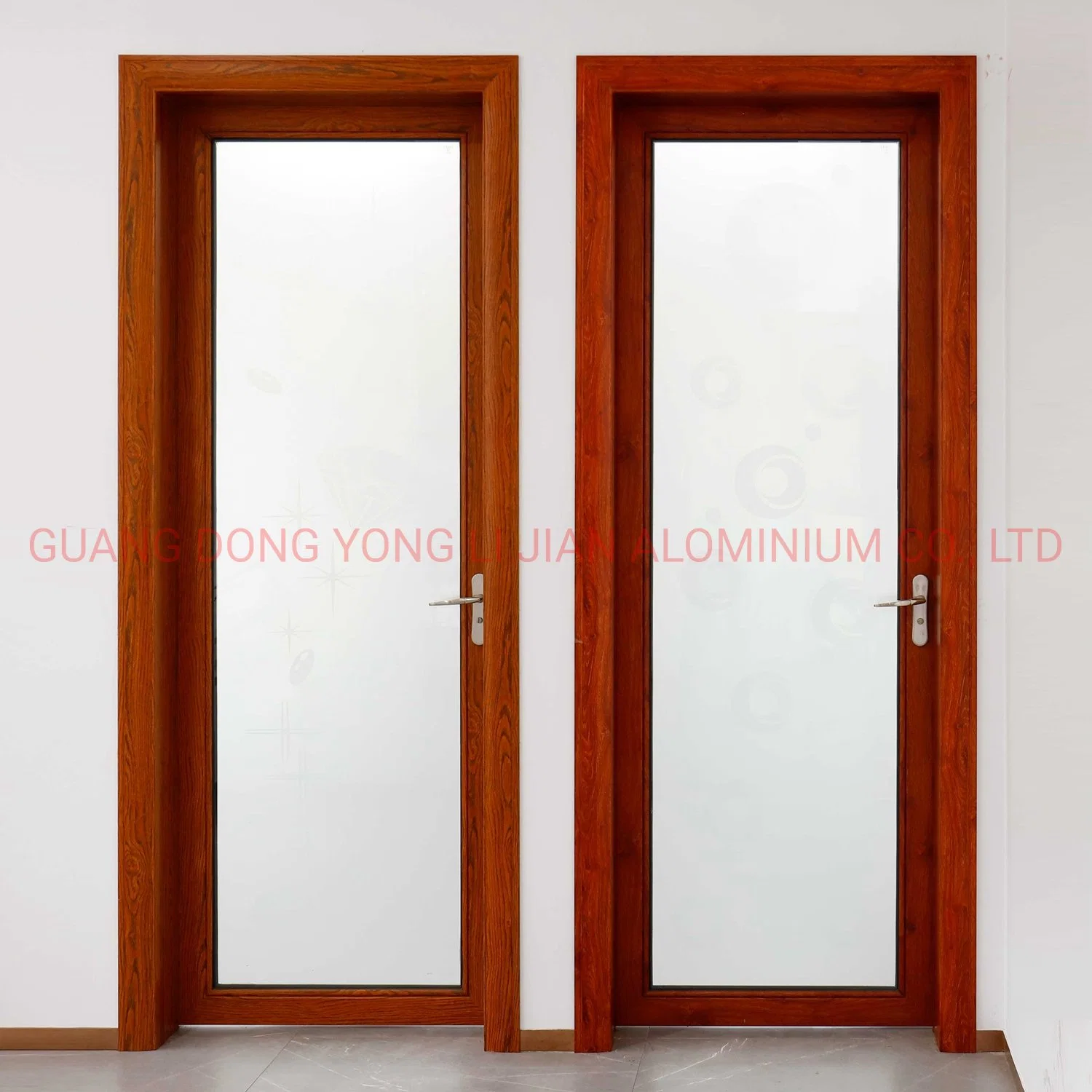 China Aluminum Factory Low E Tempered Thermal Insulation Glass Sliding Door/ Casement Door/ Hung/Sliding Folding Opening Aluminium Door
