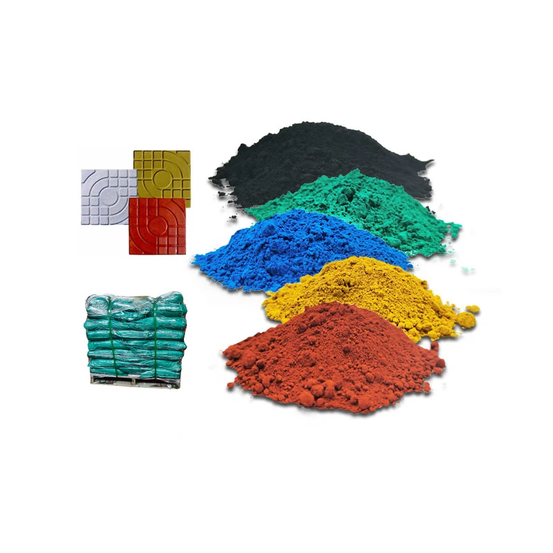 Rojo/Amarillo/Negro/Azul/Verde pigmento de óxido de hierro para plástico/caucho/Pintura