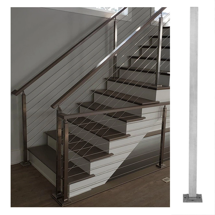 Wholesale/Supplier Stainless Steel Balustrade Steel Handrail Bracket Deck Balcony Handrails