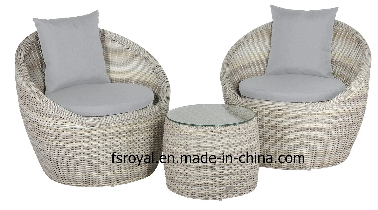 Chinese Modern Aluminium Frame Weaving PE Rattan Wicker Leisure Sofa Set Home Outdoor Sofa Furniture