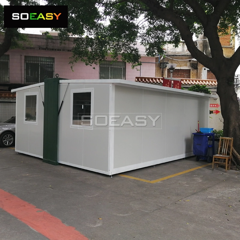 Modern Design Prefab Ready Made Living Expandable Prefab Container House with Glass Door