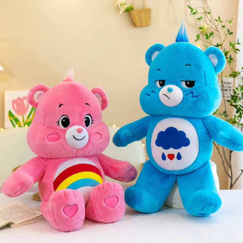 New Fashion Cute Animals Creative Color Bear Doll Manufacturers Design Personalized Fashion Decorative Soft Plush Toys