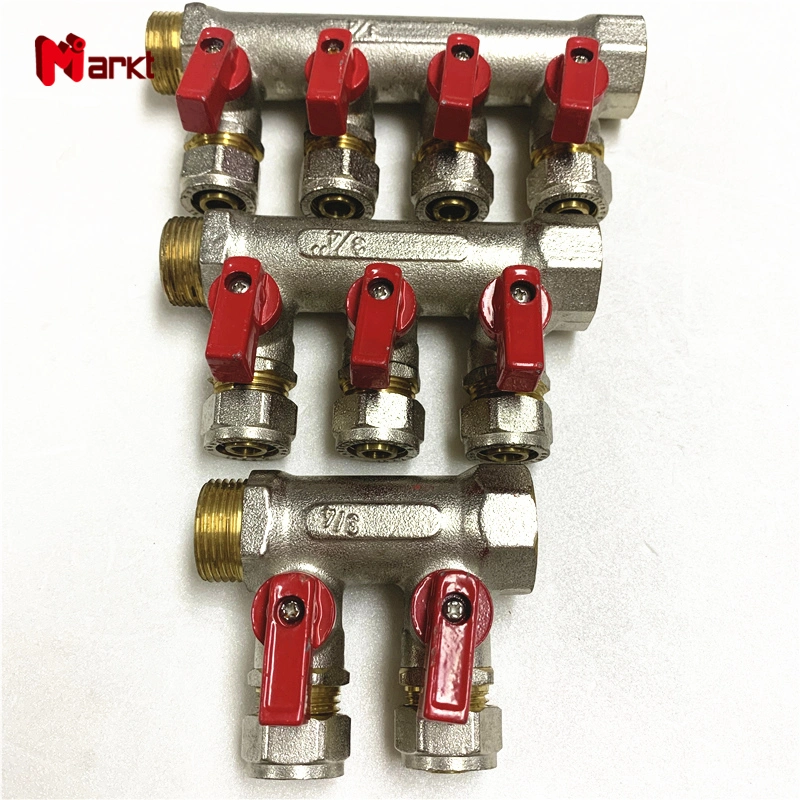 Heating Manifold Valve Male Thread for Gas and Water Pipe