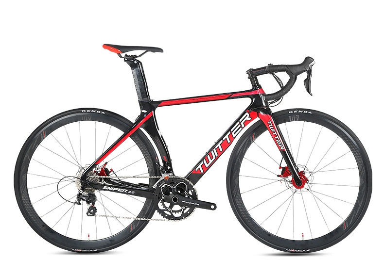 22 Speed High Carbon Road Bike Double Disc Road Bicycle