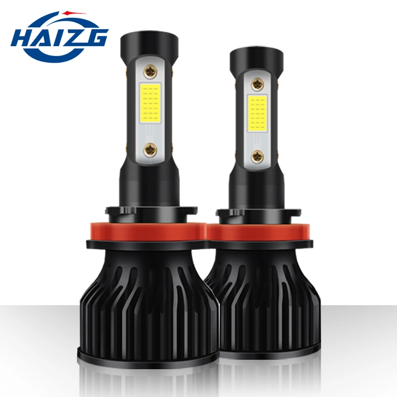 Haizg 4-Sides Car LED Light Bulb 10000lm X7 50W Auto LED Headlight