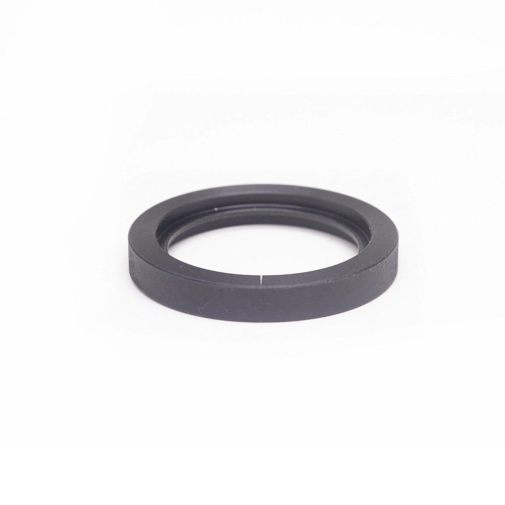 Customized CNC Lathe Machined Plastic Sleeve Bushing Nylon Internal Thread Sealing Ring