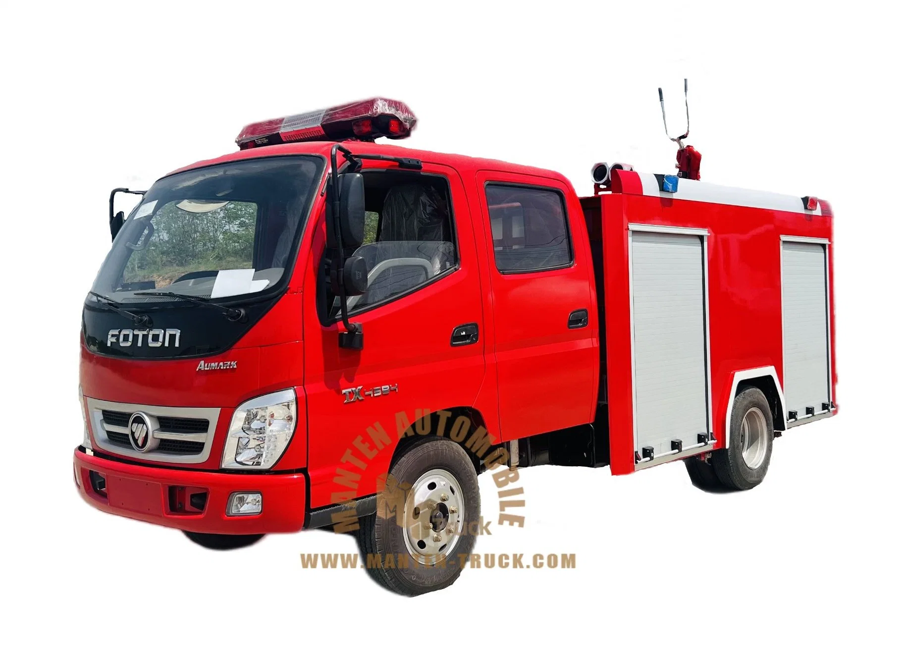 3000 Liters Brand New Fire Engine Truck Foton 4X2 Foam Water Fire Ladder Truck Fire Fighting Truck Price Rescue Diesel