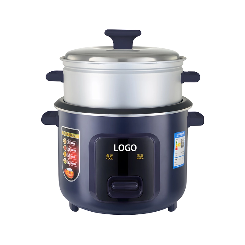 Rice Cooker with Steamer Function Can Steam Food While Cooking Rice with Large Capacity Steaming Basket and Timer Function Save Time and Energy