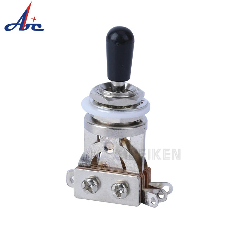 RS18-B1 Wholesale/Supplier Made in China High quality/High cost performance  Electrical Guitar 3 Tap Position Switch Toggle Guitar Pedal Push Button Switch