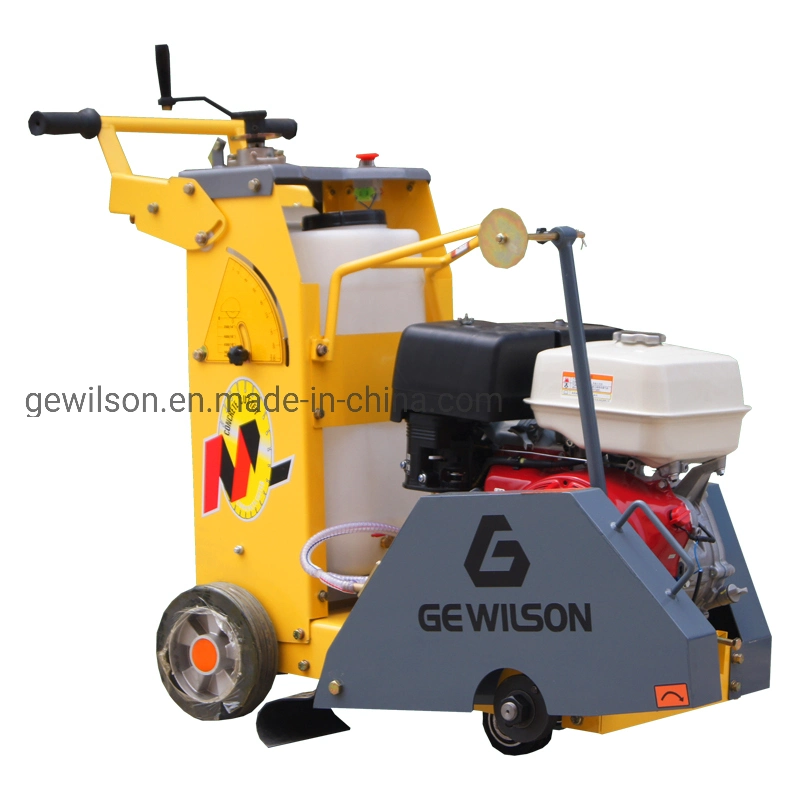 Manual Push Construction Machinery Concrete Road Cutter with Gasoline Engine