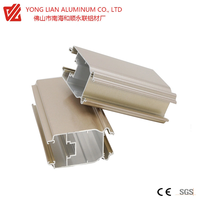 Aluminum Profile Section in 90series Window and Door for Buiolding Materials