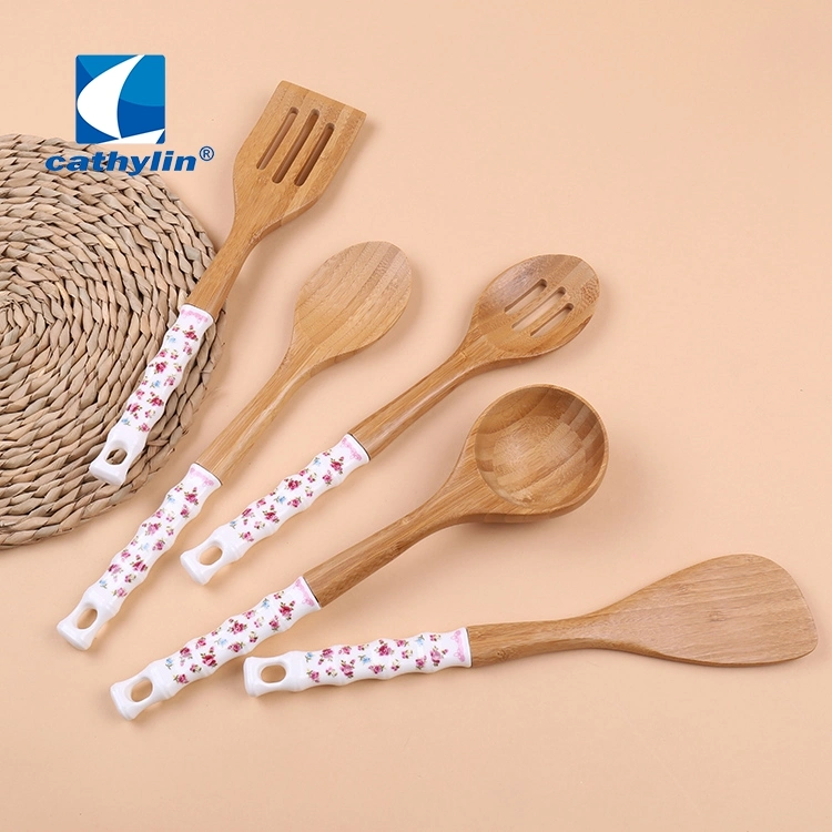 Hot-Sale Cheap Household Cooking Tools Small Wooden Kitchen Utensils