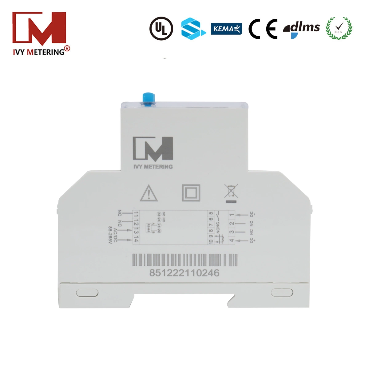 CE 200A 5-1000V EV carregamento Solar bidireccional RS485 alimentação digital Monitorize o medidor de energia inteligente CC