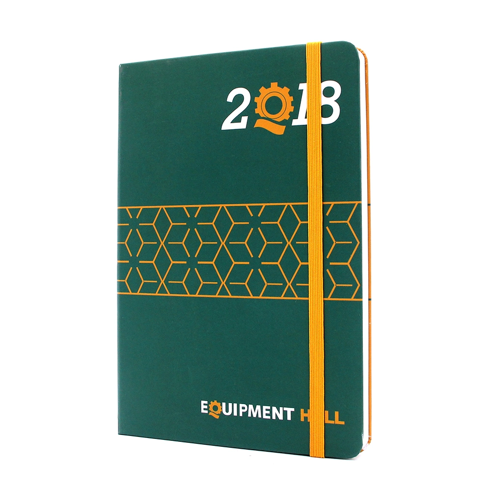 2019 New Factory Custom Logo Leather Hardcover Planner Notebook Calendar