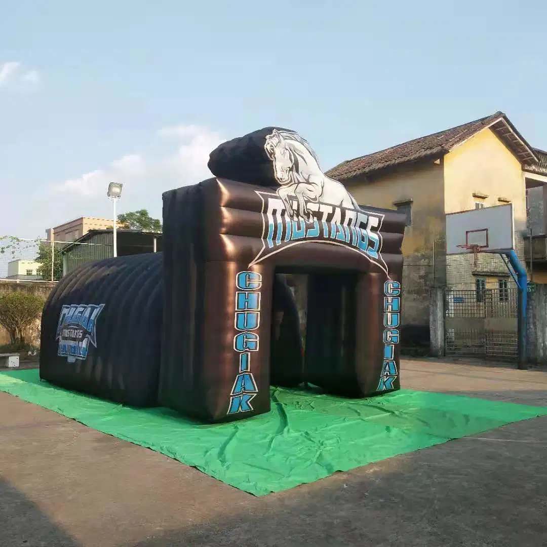 Custom Inflatable Lion Tunnel Advertising Inflatable Sport Tunnel