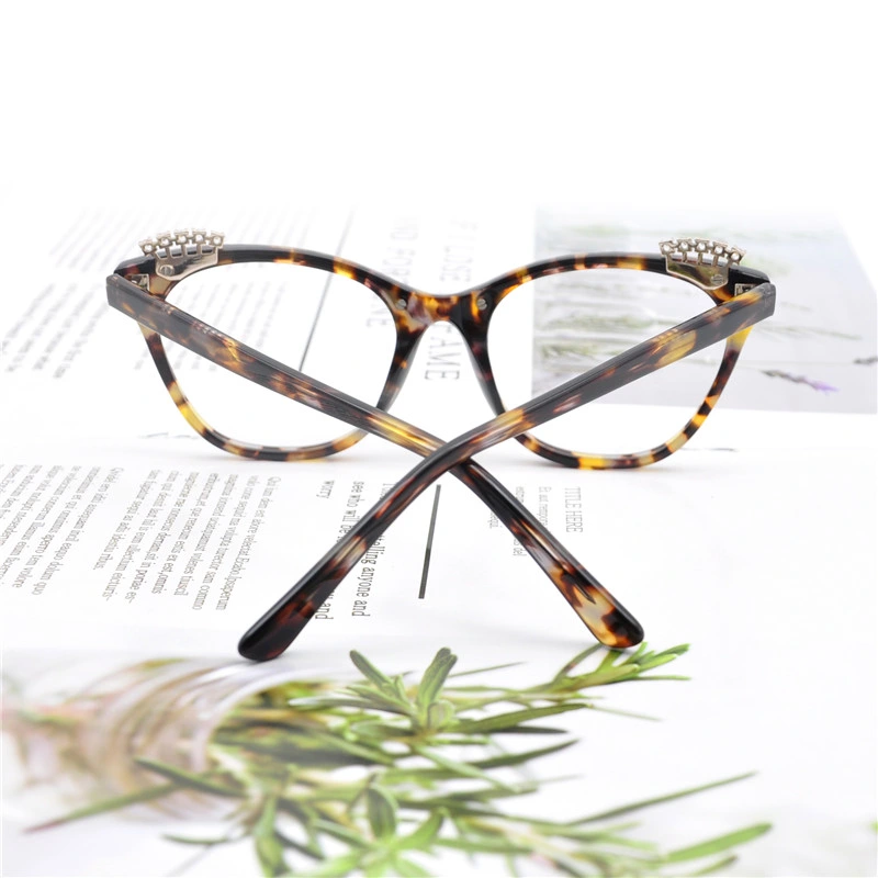 2023 Fashion Glasses Tr90 Optical Glasses Women Eyewear Cat Eye Frames