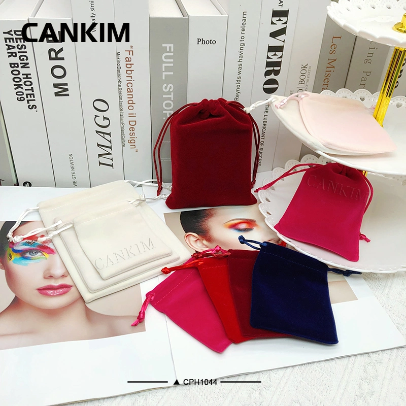 Cankim Recyclable Stand up Pouch Cotton Drawstring Bag Small Drawstring Pouch Bag