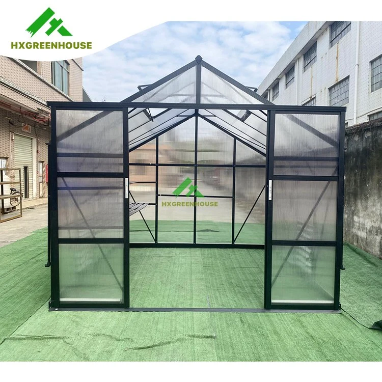 Complete System in America Film Plastic Galvanized Bracket Blackout Agricultural Self Watering Greenhouse