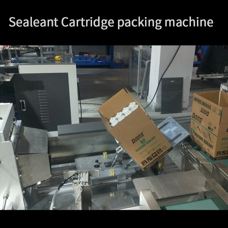 Automatic Carton Box Packing Packaging Machine for Grease Sealant Adhesive