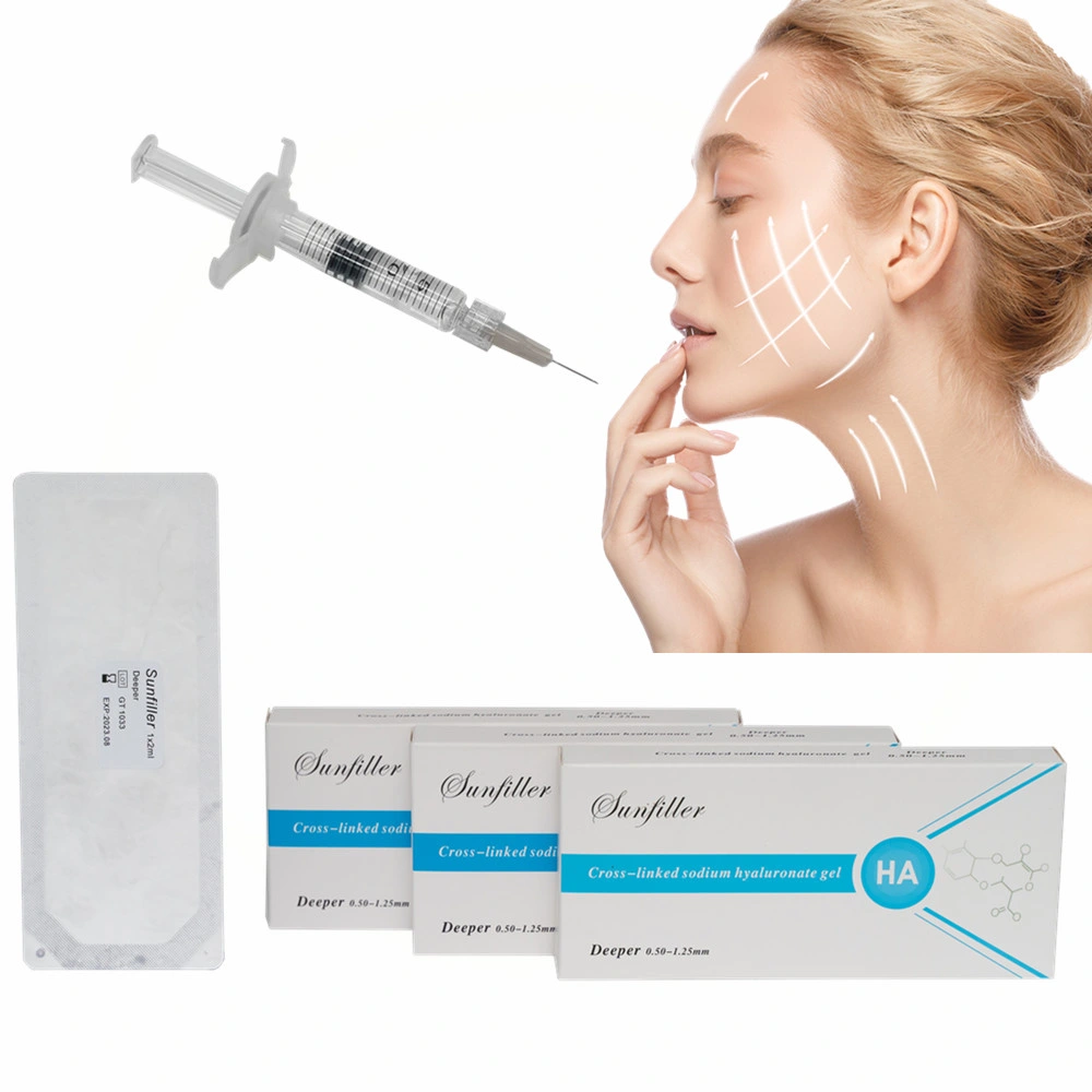 Sunfiller Deeper Line Cross-Linked Dermal Filler Injection Hyaluronic Acid for Facial Contouring