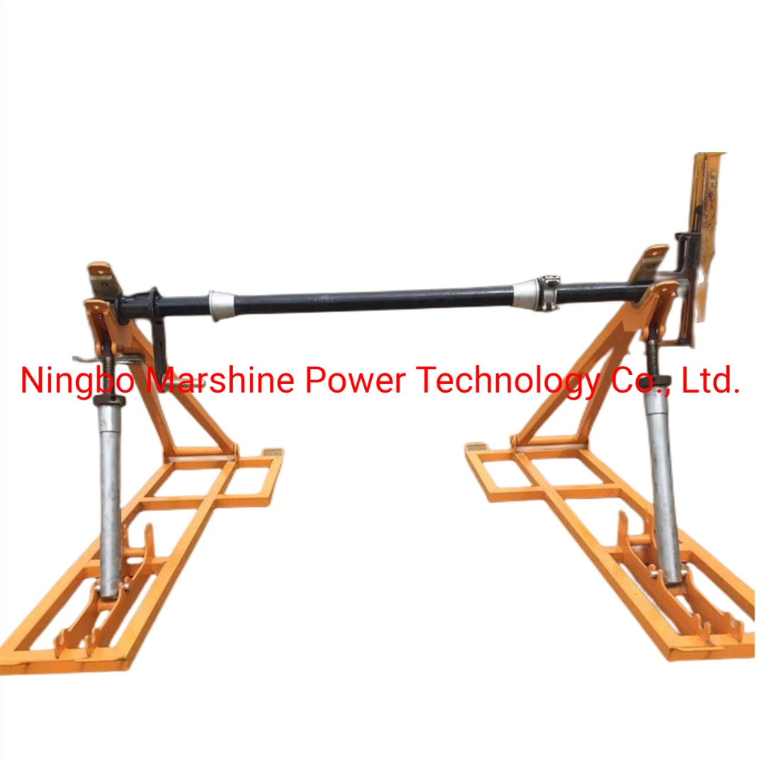 5 Ton Standing Hydraulic Detachable Wire Electrical Cable Reel Drum Roller Lifting Tray Jack Stand