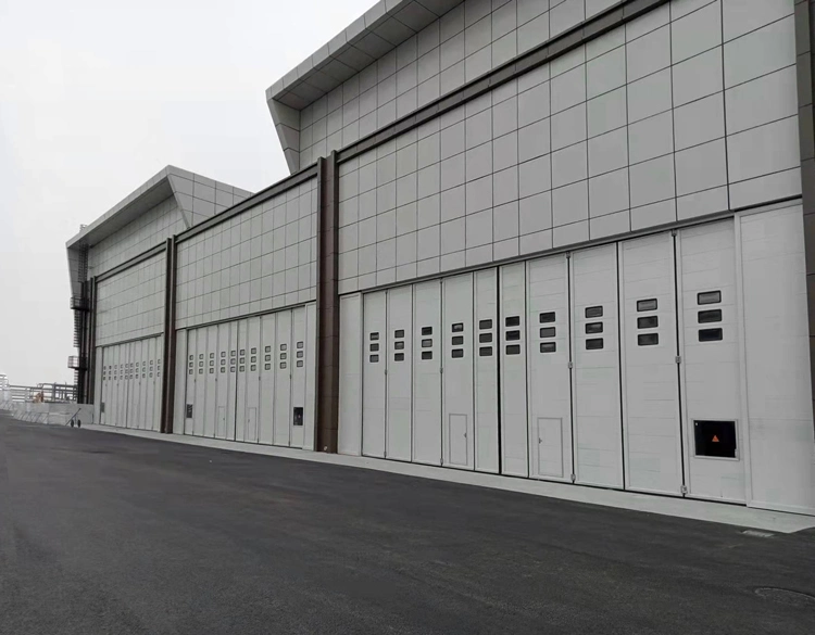 Side-Rotating Hangar Door Is Used in Small and Medium-Sized Hangars