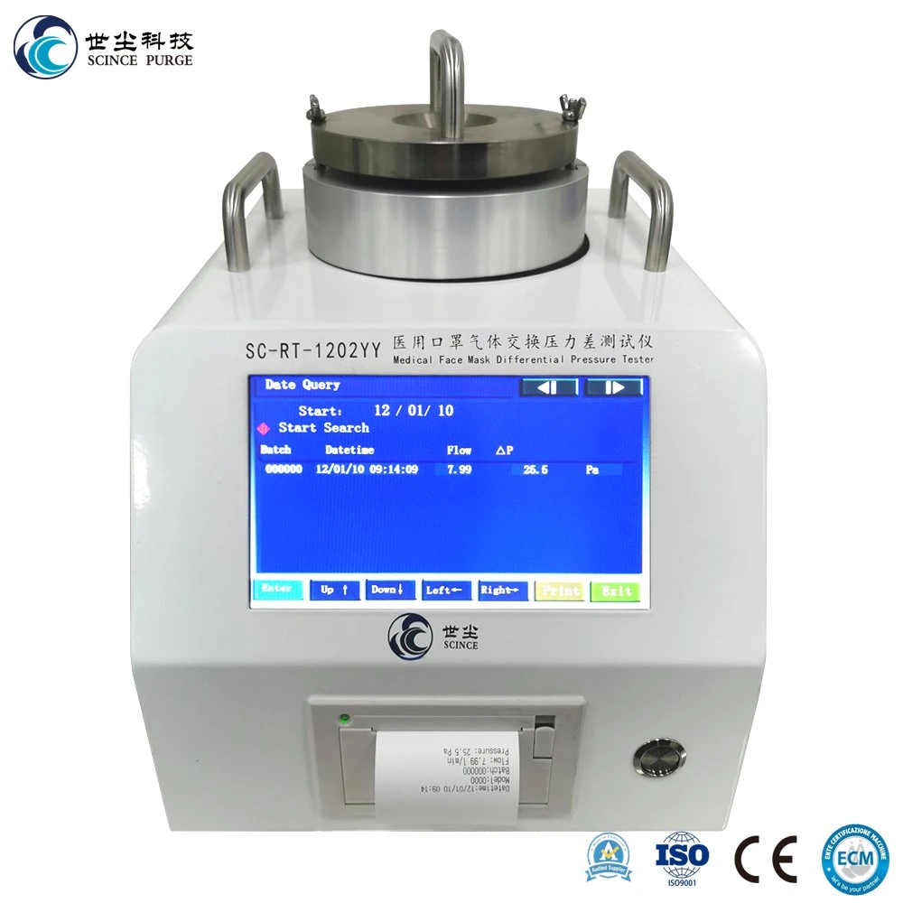 Differential Pressure Testing Equipment for Medical Face Mask