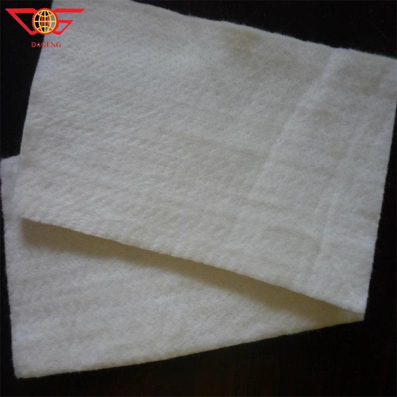 White Black Geo Textile Roll Customized Size 100GSM PP Pet Nonwoven Geotextile Fabric for Slope Protection Hot Sale