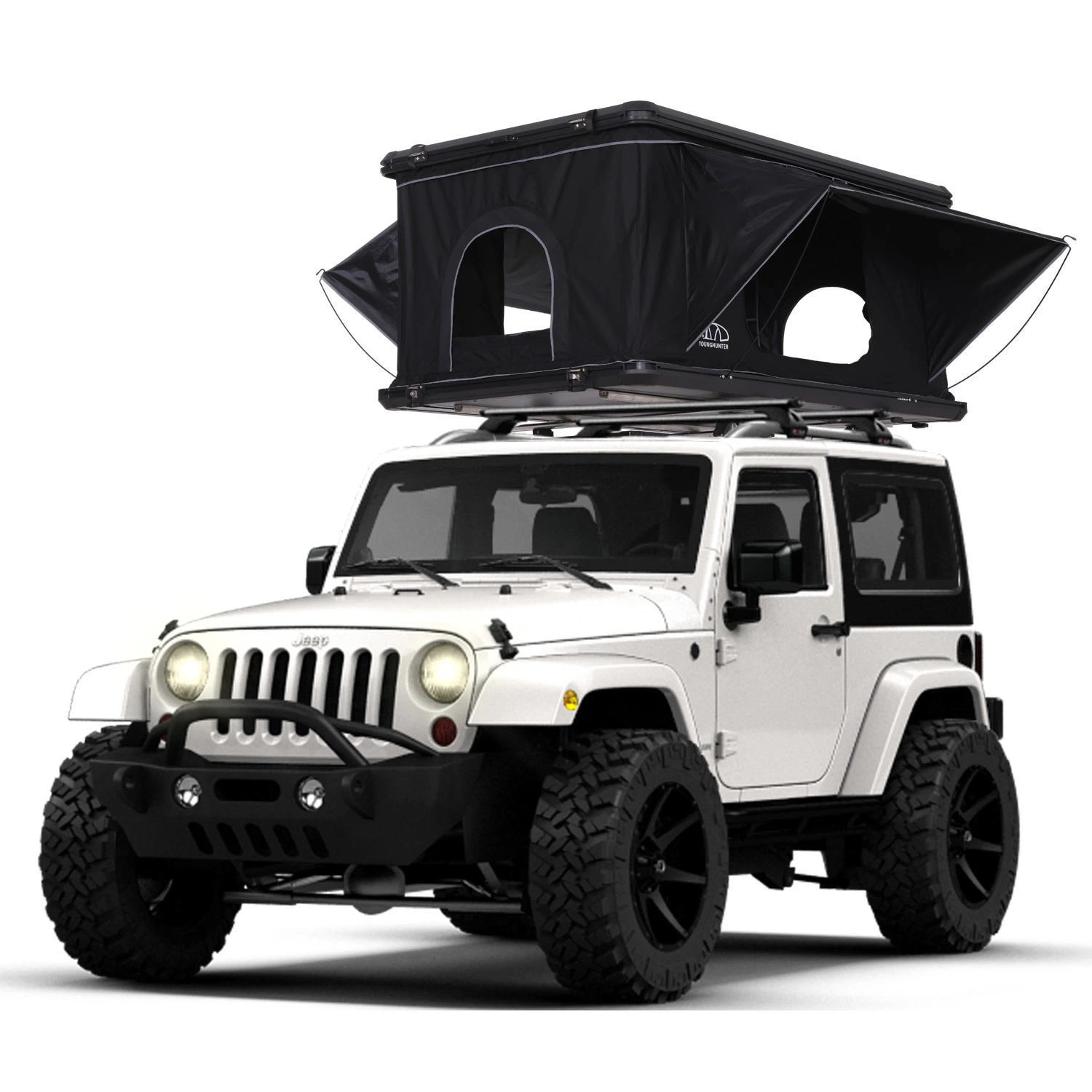 210*130*110cm Camping Automatic Pop up SUV Lightweight Hard Shell Alu Cab Roof Top Tent