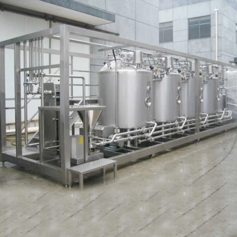 Automatic Ce Standard full-auto blending system and CIP system flavor milk production line