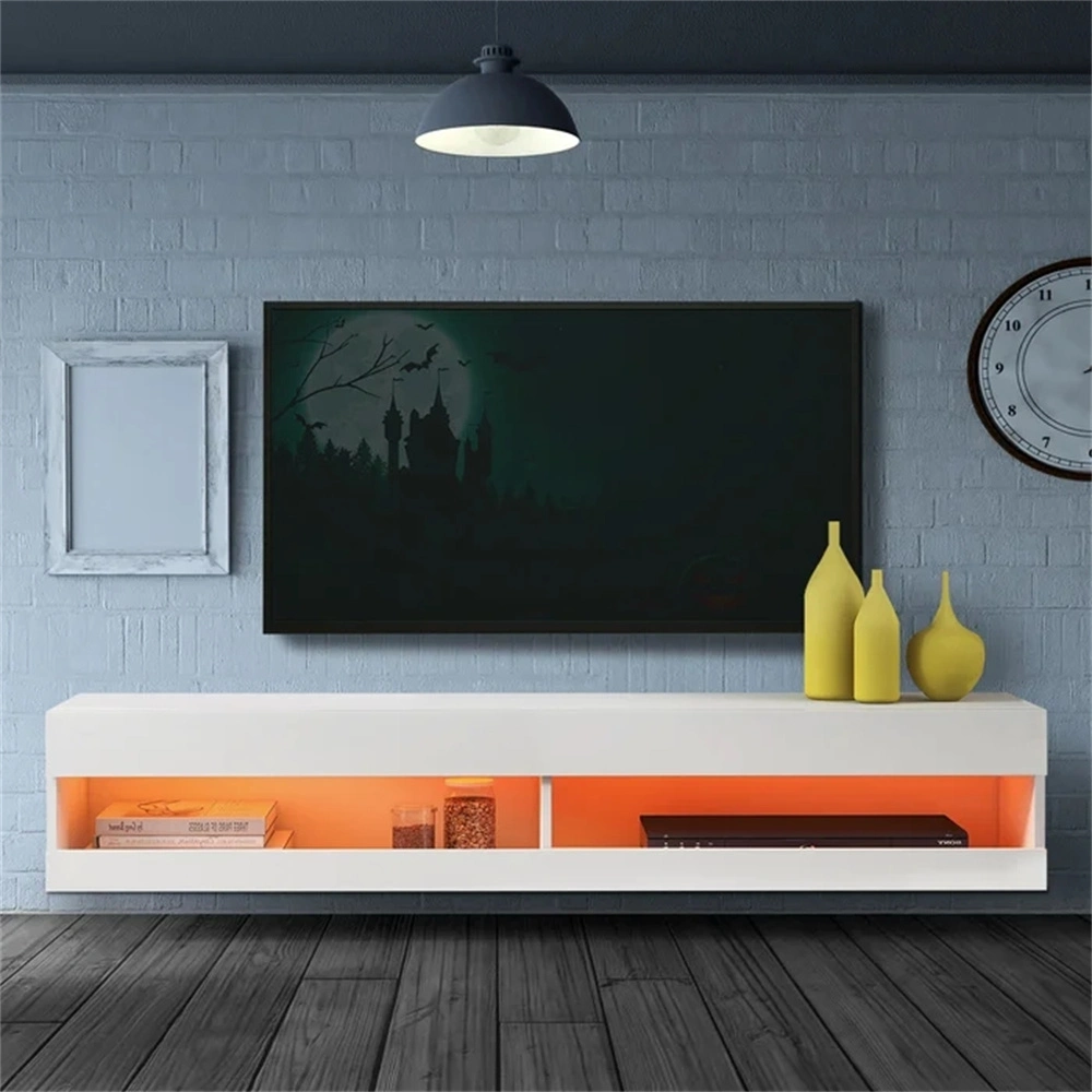 Wholesale/Supplier 2023 LED Wooden Floating Unit TV Stand Living Room Furniture