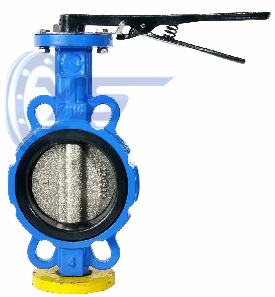 DIN GB JIS Center Line Gggg50 Butterfly Valve مع مقبض