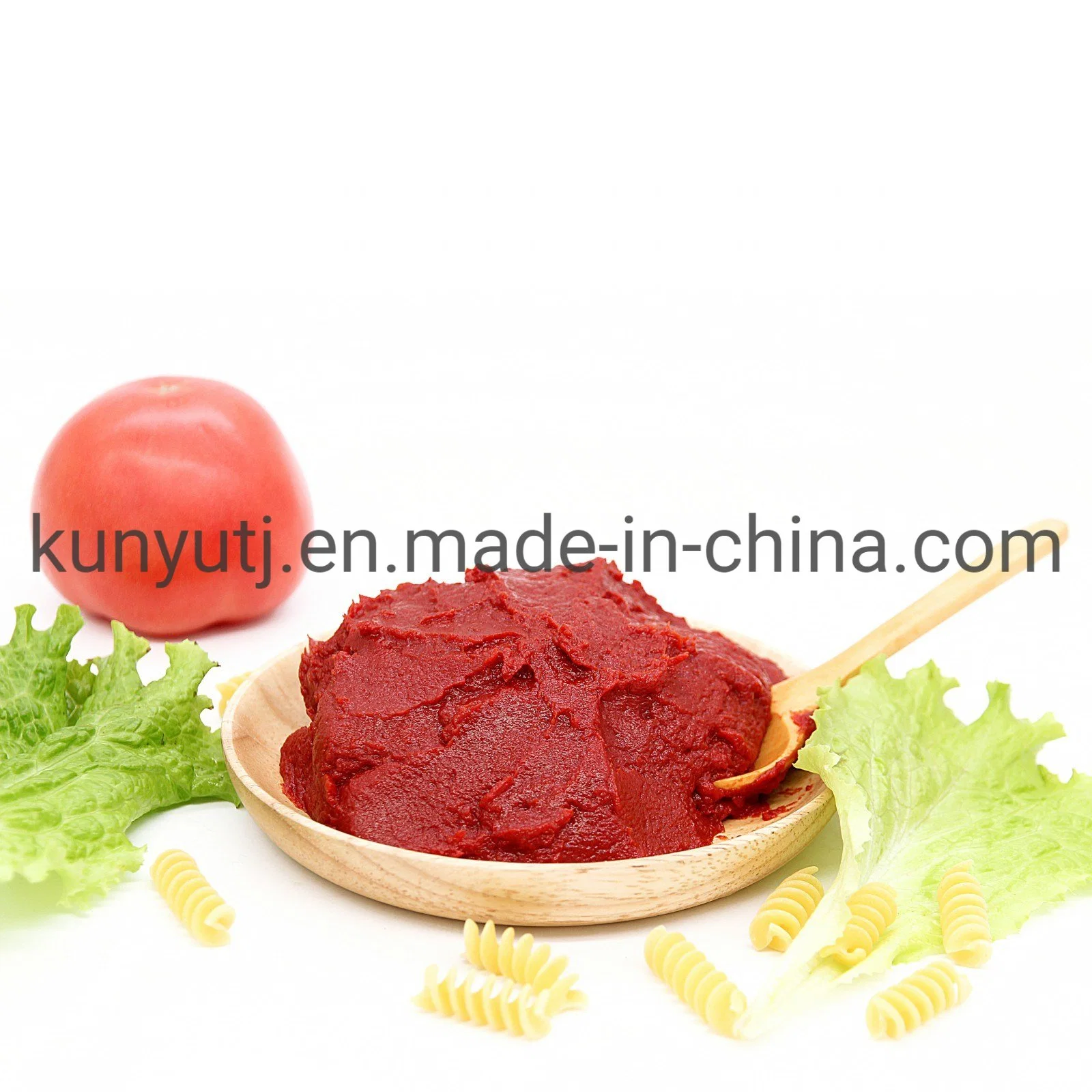 Tomato Paste in Wooden Bin