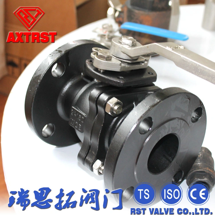 WCB с ISO Pad 2PC фланцевый шаровой клапан RST Industrial Оборудование и компоненты ANSI