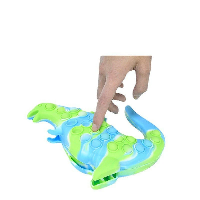 Godzilla en 3D de alivio del estrés de silicona Squeeze burbuja sensorial Fidget Juguetes Juguetes para niños