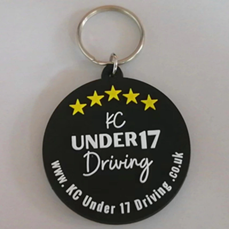 Custom Enamel PVC Key Chain for Car Washroon Promotion