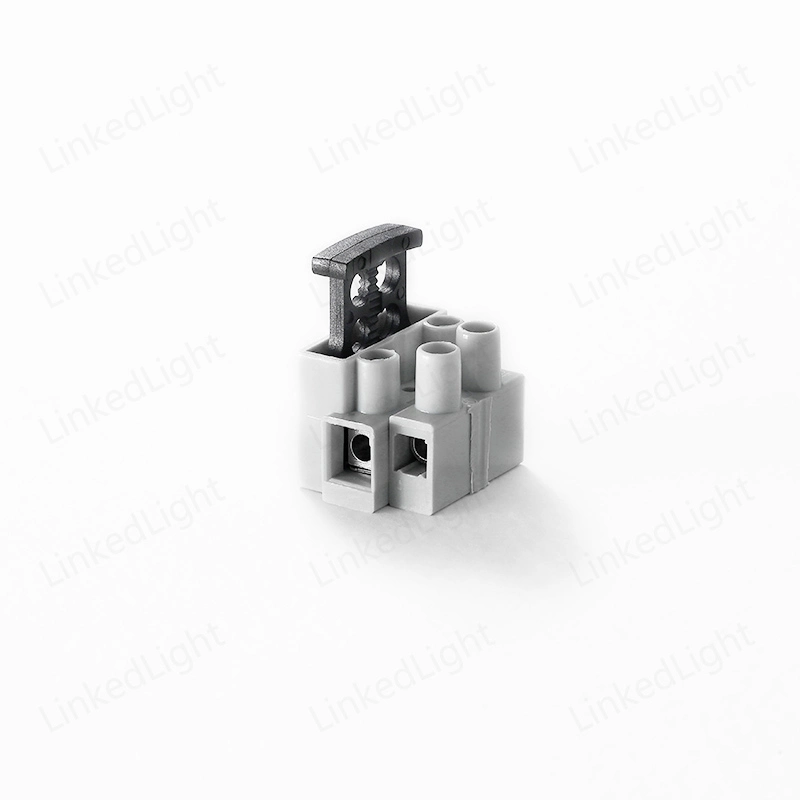 European VDE 2 Way Screw Electric Wire Cable Terminal Block with Fused Holder