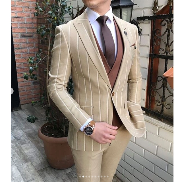 OEM Brands Business Suits Men Woolen Classic Formal Slim Suits